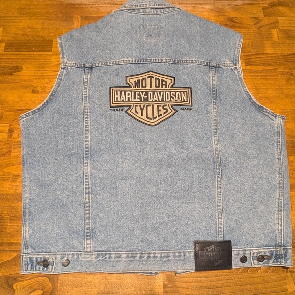 Harley Davidson Denim Vest - Picture 11 of 11